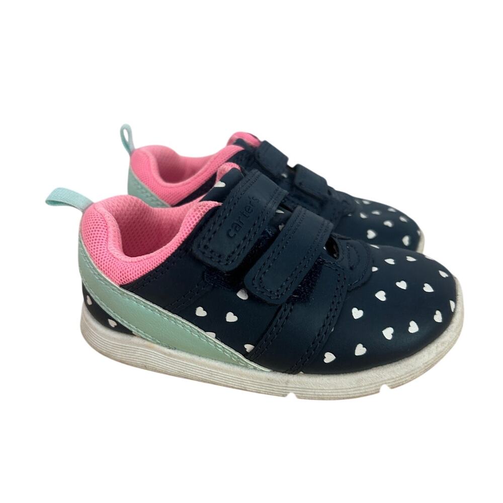 Carter’s Toddler Sneakers – Hearts Print – Size 6